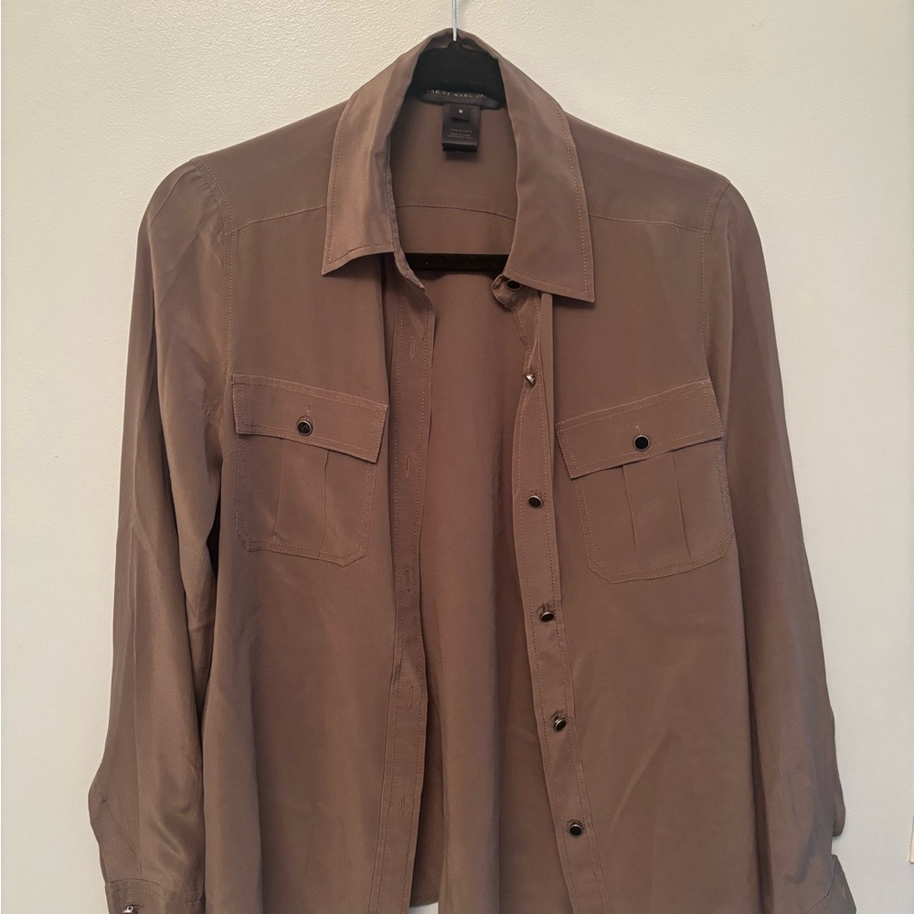 Marc By Marc Jacobs Tan Shirt Jacket